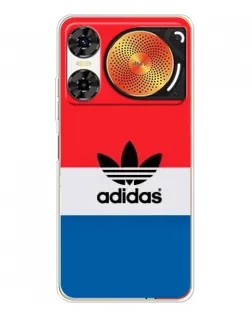 Чехол для ZTE Nubia Music 2 с картинкой «Ретро блоки Adidas»