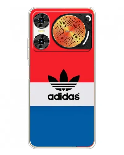 Чехол для ZTE Nubia Music 2 с картинкой «Ретро блоки Adidas»