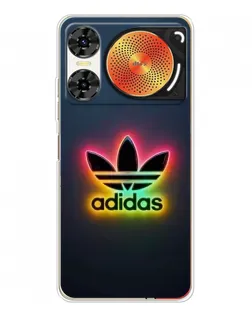 Чехол для ZTE Nubia Music 2 с картинкой «Неоновый Adidas»