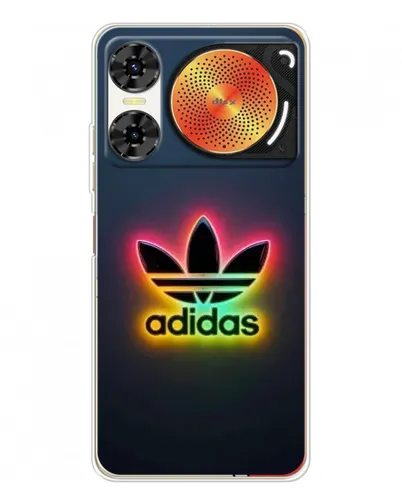 Чехол для ZTE Nubia Music 2 с картинкой «Неоновый Adidas»