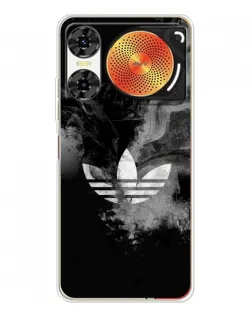 Чехол для ZTE Nubia Music 2 с картинкой «Абстрактный дым Adidas»