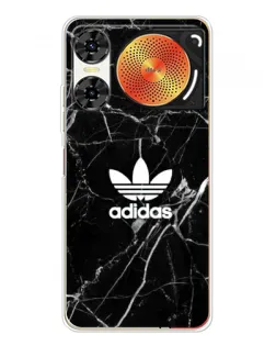 Чехол для ZTE Nubia Music 2 с картинкой «Белый мрамор Adidas»