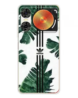 Чехол для ZTE Nubia Music 2 с картинкой «Пальмовые листья адидас»