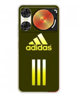 Чехол для ZTE Nubia Music 2 с картинкой «Оливковый градиент Adidas»