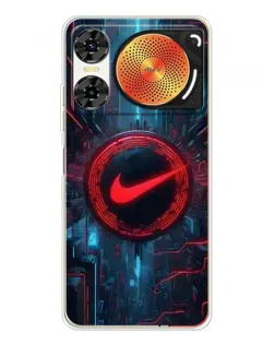 Чехол для ZTE Nubia Music 2 с картинкой «Техногенный стиль Nike» Чехол для ZTE Nubia Music 2 с картинкой «Техногенный стиль Nike»