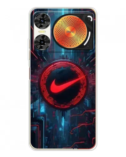 Чехол для ZTE Nubia Music 2 с картинкой «Техногенный стиль Nike» Чехол для ZTE Nubia Music 2 с картинкой «Техногенный стиль Nike»