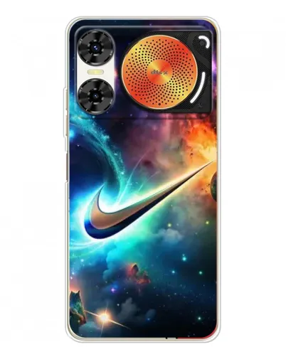 Чехол для ZTE Nubia Music 2 с картинкой «Космический Nike Swoosh» Чехол для ZTE Nubia Music 2 с картинкой «Космический Nike Swoosh»