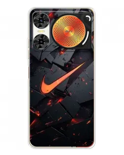 Чехол для ZTE Nubia Music 2 с картинкой «Nike — эффект разломов» Чехол для ZTE Nubia Music 2 с картинкой «Nike — эффект разломов»