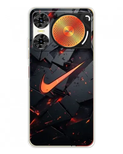 Чехол для ZTE Nubia Music 2 с картинкой «Nike — эффект разломов» Чехол для ZTE Nubia Music 2 с картинкой «Nike — эффект разломов»
