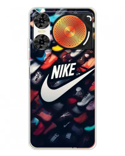 Чехол для ZTE Nubia Music 2 с картинкой «Коллекция кроссовок Nike» Чехол для ZTE Nubia Music 2 с картинкой «Коллекция кроссовок Nike»