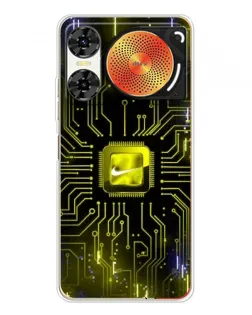 Чехол для ZTE Nubia Music 2 с картинкой «Nike — золотая искра» Чехол для ZTE Nubia Music 2 с картинкой «Nike — золотая искра»