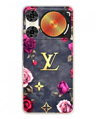 Чехол для ZTE Nubia Music 2 с картинкой «Цветочный Louis Vuitton»