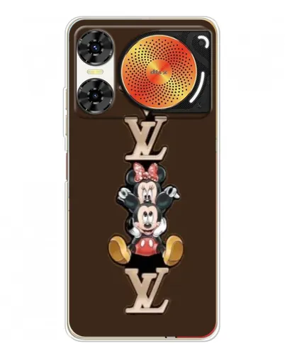 Чехол для ZTE Nubia Music 2 с картинкой «LV и Микки Маус»