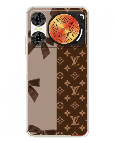 Чехол для ZTE Nubia Music 2 с картинкой «Louis Vuitton — банты»
