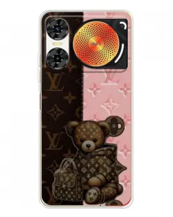 Чехол для ZTE Nubia Music 2 с картинкой «Мишка в стиле LV» Чехол для ZTE Nubia Music 2 с картинкой «Мишка в стиле LV»
