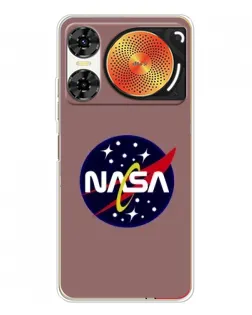Чехол для ZTE Nubia Music 2 с картинкой «NASA — ретро космос» Чехол для ZTE Nubia Music 2 с картинкой «NASA — ретро космос»