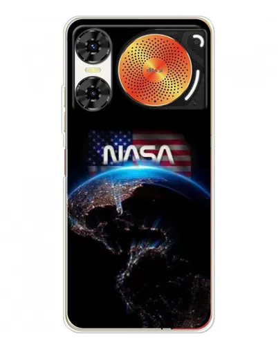 Чехол для ZTE Nubia Music 2 с картинкой «Земля из космоса NASA»