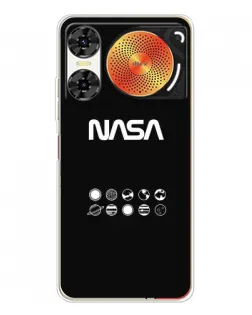 Чехол для ZTE Nubia Music 2 с картинкой «NASA — технический принт» Чехол для ZTE Nubia Music 2 с картинкой «NASA — технический принт»
