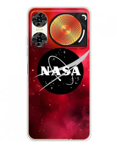 Чехол для ZTE Nubia Music 2 с картинкой «NASA — красная туманность»