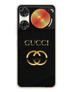 Чехол для ZTE Nubia Music 2 с картинкой «Золотой логотип Gucci»