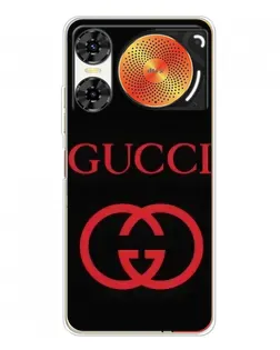 Чехол для ZTE Nubia Music 2 с картинкой «Gucci — красный логотип»