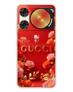 Чехол для ZTE Nubia Music 2 с картинкой «Gucci — золотой сад»