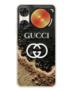Чехол для ZTE Nubia Music 2 с картинкой «Gucci — песчаные дюны»