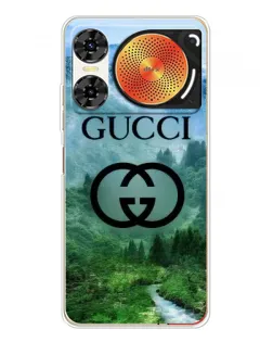 Чехол для ZTE Nubia Music 2 с картинкой «Gucci — горный пейзаж»