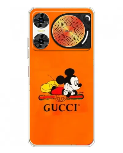 Чехол для ZTE Nubia Music 2 с картинкой «Микки Маус Gucci — оранж» Чехол для ZTE Nubia Music 2 с картинкой «Микки Маус Gucci — оранж»
