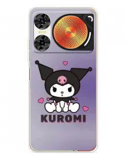 Чехол для ZTE Nubia Music 2 с картинкой «Kuromi — фиолетовый арт» Чехол для ZTE Nubia Music 2 с картинкой «Kuromi — фиолетовый арт»