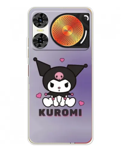 Чехол для ZTE Nubia Music 2 с картинкой «Kuromi — фиолетовый арт» Чехол для ZTE Nubia Music 2 с картинкой «Kuromi — фиолетовый арт»