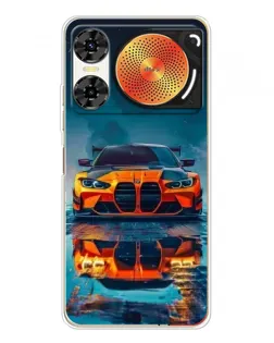 Чехол для ZTE Nubia Music 2 с картинкой «BMW — золотая эмблема»