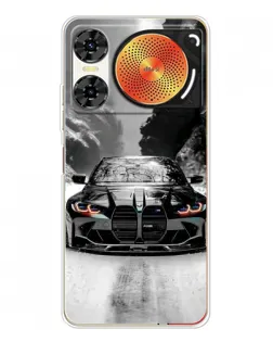 Чехол для ZTE Nubia Music 2 с картинкой «BMW — акварельный дрифт»