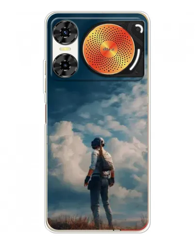 Чехол для ZTE Nubia Music 2 с картинкой «Герой PUBG на скале» Чехол для ZTE Nubia Music 2 с картинкой «Герой PUBG на скале»