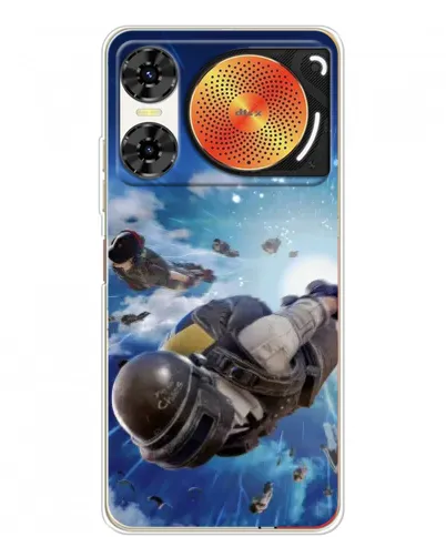 Чехол для ZTE Nubia Music 2 с картинкой «Десант PUBG — прыжок» Чехол для ZTE Nubia Music 2 с картинкой «Десант PUBG — прыжок»