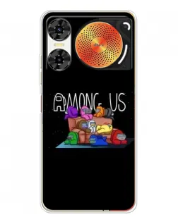 Чехол для ZTE Nubia Music 2 с картинкой «Логотип Among Us» Чехол для ZTE Nubia Music 2 с картинкой «Логотип Among Us»