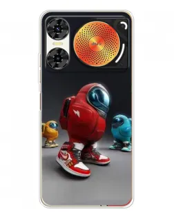 Чехол для ZTE Nubia Music 2 с картинкой «Among Us — 3D стиль»