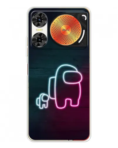 Чехол для ZTE Nubia Music 2 с картинкой «Among Us неон-арт» Чехол для ZTE Nubia Music 2 с картинкой «Among Us неон-арт»