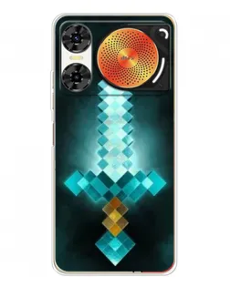 Чехол для ZTE Nubia Music 2 с картинкой «Алмазный меч неон» Чехол для ZTE Nubia Music 2 с картинкой «Алмазный меч неон»