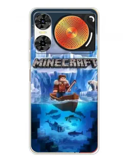 Чехол для ZTE Nubia Music 2 с картинкой «Minecraft ледяной мир» Чехол для ZTE Nubia Music 2 с картинкой «Minecraft ледяной мир»