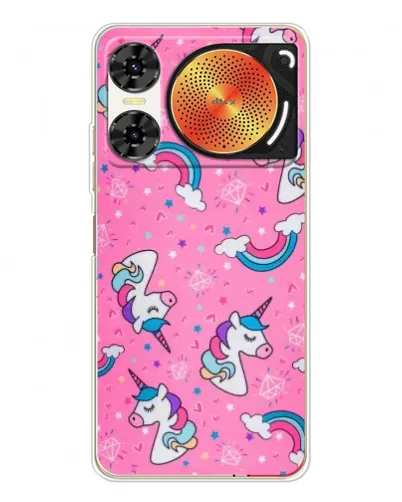 Чехол для ZTE Nubia Music 2 с картинкой «Unicorn паттерн розовый» Чехол для ZTE Nubia Music 2 с картинкой «Unicorn паттерн розовый»