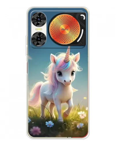 Чехол для ZTE Nubia Music 2 с картинкой «Единорог на поляне» Чехол для ZTE Nubia Music 2 с картинкой «Единорог на поляне»