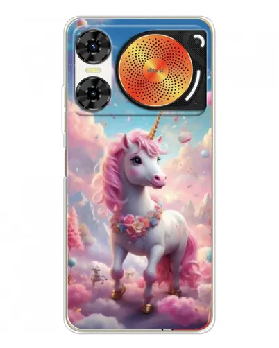 Чехол для ZTE Nubia Music 2 с картинкой «Единорог среди облаков» Чехол для ZTE Nubia Music 2 с картинкой «Единорог среди облаков»