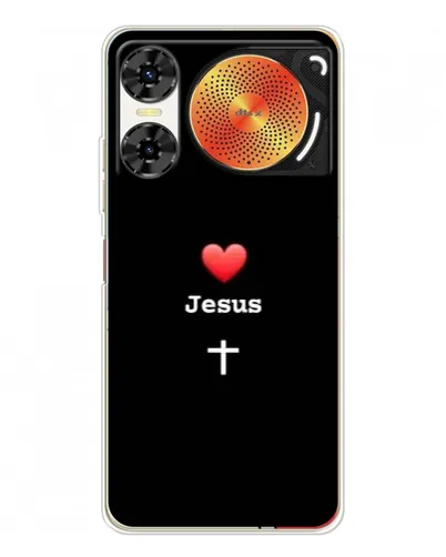 Чехол для ZTE Nubia Music 2 с картинкой «Сердце - Jesus» Чехол для ZTE Nubia Music 2 с картинкой «Сердце - Jesus»
