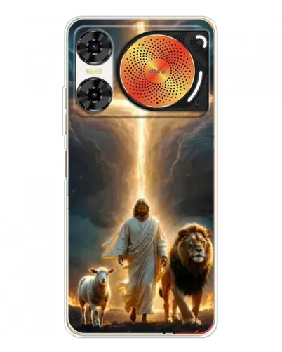 Чехол для ZTE Nubia Music 2 с картинкой «Лев Иуды и Свет» Чехол для ZTE Nubia Music 2 с картинкой «Лев Иуды и Свет»