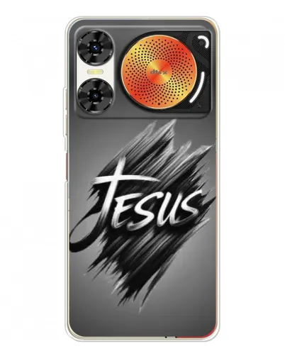Чехол для ZTE Nubia Music 2 с картинкой «Надпись Jesus Graffiti» Чехол для ZTE Nubia Music 2 с картинкой «Надпись Jesus Graffiti»
