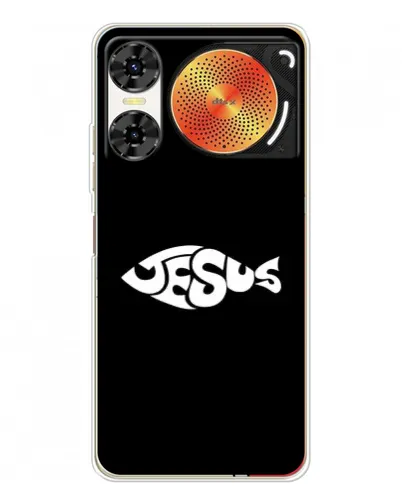Чехол для ZTE Nubia Music 2 с картинкой «Рыба Jesus» Чехол для ZTE Nubia Music 2 с картинкой «Рыба Jesus»