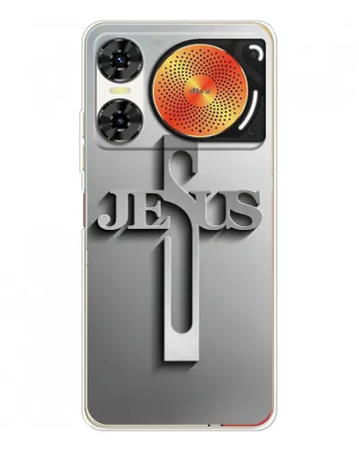 Чехол для ZTE Nubia Music 2 с картинкой «Металлический крест Jesus» Чехол для ZTE Nubia Music 2 с картинкой «Металлический крест Jesus»