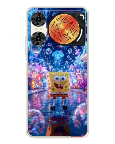 Чехол для ZTE Nubia Music 2 с картинкой «Неоновый океан» Чехол для ZTE Nubia Music 2 с картинкой «Неоновый океан»