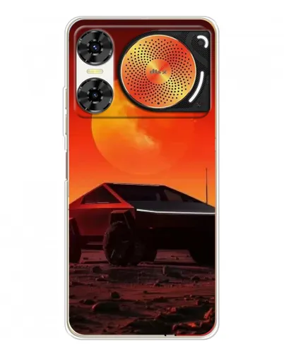 Чехол для ZTE Nubia Music 2 с картинкой «Cybertruck на Марсе» Чехол для ZTE Nubia Music 2 с картинкой «Cybertruck на Марсе»
